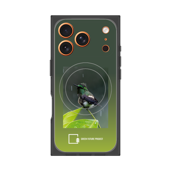 Premium Square Case with MagSafe［ Green Future Project - Butterfly Coquette ］