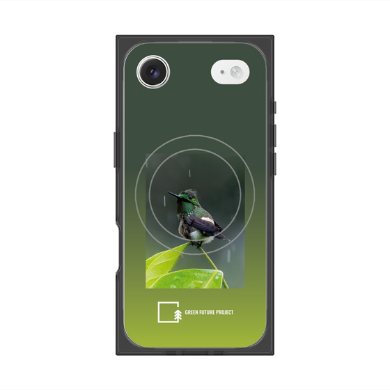 Premium Square Case with MagSafe［ Green Future Project - Butterfly Coquette ］