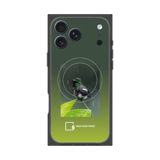 Premium Square Case with MagSafe［ Green Future Project - Butterfly Coquette ］