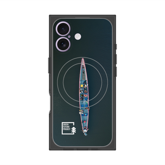 Premium Square Case with MagSafe［ Green Future Project - Landscape2 ］