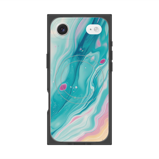 Premium Square Case with MagSafe［ Color Rain - Original - Serene Wave ］
