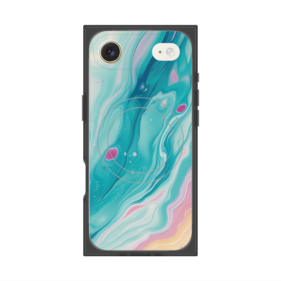 Premium Square Case with MagSafe［ Color Rain - Original - Serene Wave ］