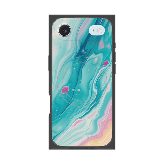 Premium Square Case with MagSafe［ Color Rain - Original - Serene Wave ］