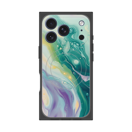 Premium Square Case with MagSafe［ Color Rain - Original - Dusky Forest ］