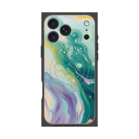 Premium Square Case with MagSafe［ Color Rain - Original - Dusky Forest ］