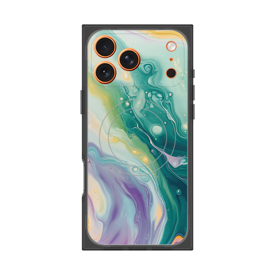 Premium Square Case with MagSafe［ Color Rain - Original - Dusky Forest ］