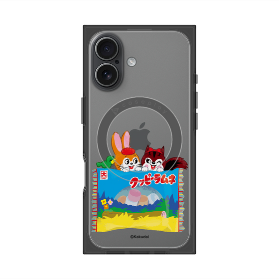 Premium Square Case with MagSafe［ Kuppy Ramune - Drawing 3 ］