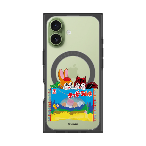 Premium Square Case with MagSafe［ Kuppy Ramune - Drawing 3 ］