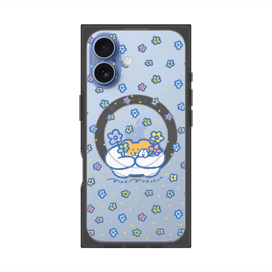 Premium Square Case with MagSafe［ Mokmokchan - Flowers ］