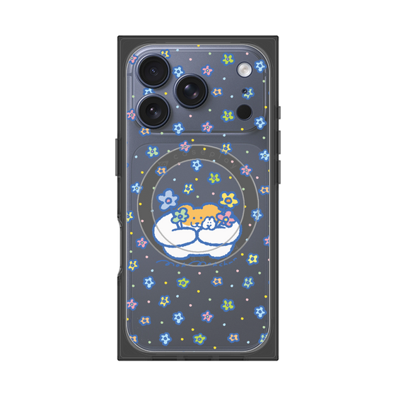 Premium Square Case with MagSafe［ Mokmokchan - Flowers ］