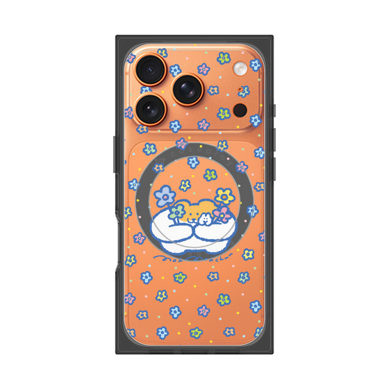 Premium Square Case with MagSafe［ Mokmokchan - Flowers ］