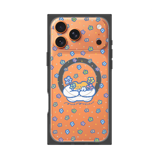 Premium Square Case with MagSafe［ Mokmokchan - Flowers ］