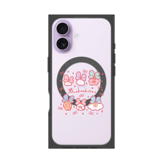 Premium Square Case with MagSafe［ Mokmokchan - Ribbons ］