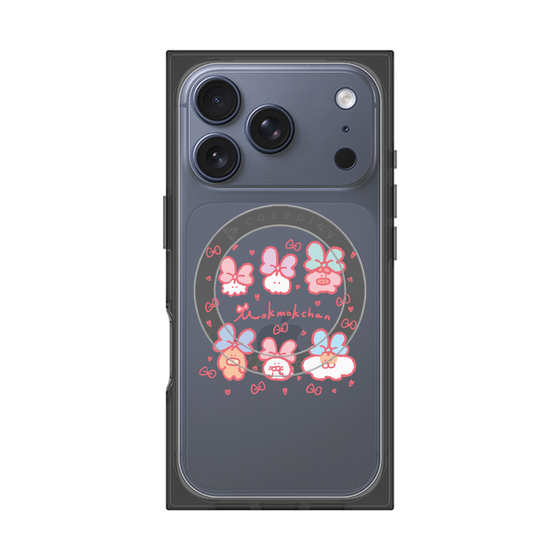 Premium Square Case with MagSafe［ Mokmokchan - Ribbons ］