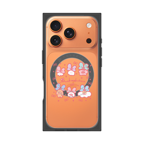 Premium Square Case with MagSafe［ Mokmokchan - Ribbons ］