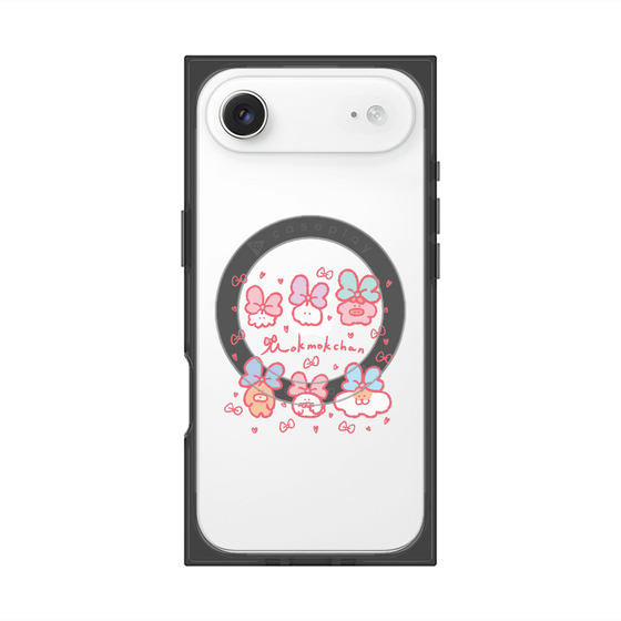 Premium Square Case with MagSafe［ Mokmokchan - Ribbons ］