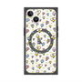 Premium Square Case with MagSafe［ Mokmokchan - Flower - All-over Pattern ］