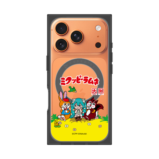 Premium Square Case with MagSafe［ Hatsune Miku × Kuppy Ramune - Package - Clear ］