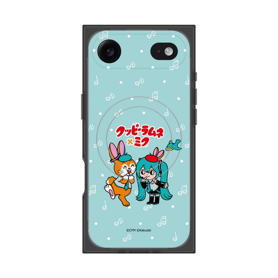 Premium Square Case with MagSafe［ Hatsune Miku × Kuppy Ramune - Hatsune Miku × Kuppy - Chibi Illustration ］