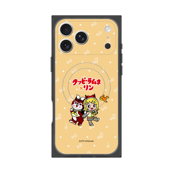 Premium Square Case with MagSafe［ Hatsune Miku × Kuppy Ramune - Kagamine Rin × Ram - Chibi Illustration ］
