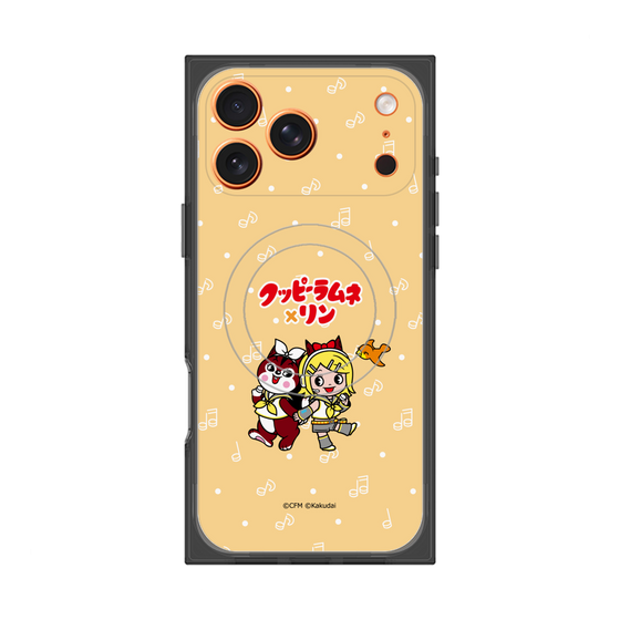 Premium Square Case with MagSafe［ Hatsune Miku × Kuppy Ramune - Kagamine Rin × Ram - Chibi Illustration ］
