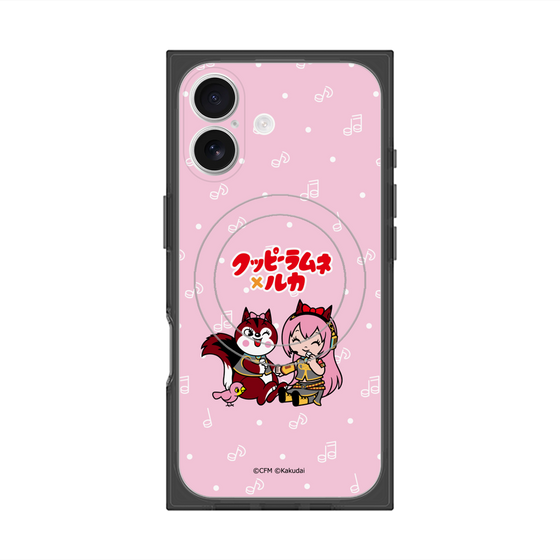 Premium Square Case with MagSafe［ Hatsune Miku × Kuppy Ramune - Megurine Luka × Ram - Chibi Illustration ］