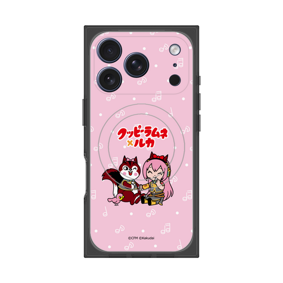 Premium Square Case with MagSafe［ Hatsune Miku × Kuppy Ramune - Megurine Luka × Ram - Chibi Illustration ］