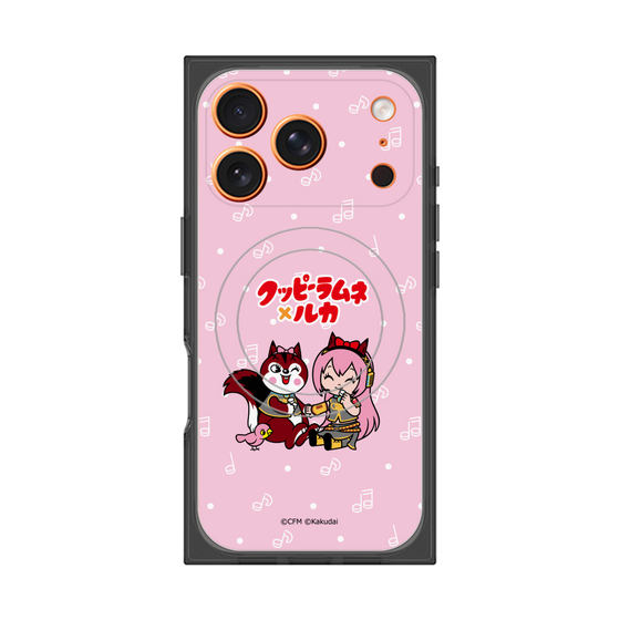 Premium Square Case with MagSafe［ Hatsune Miku × Kuppy Ramune - Megurine Luka × Ram - Chibi Illustration ］
