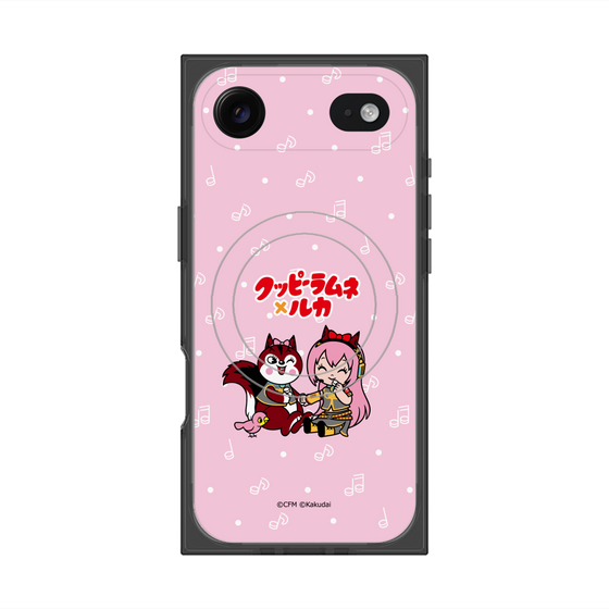Premium Square Case with MagSafe［ Hatsune Miku × Kuppy Ramune - Megurine Luka × Ram - Chibi Illustration ］