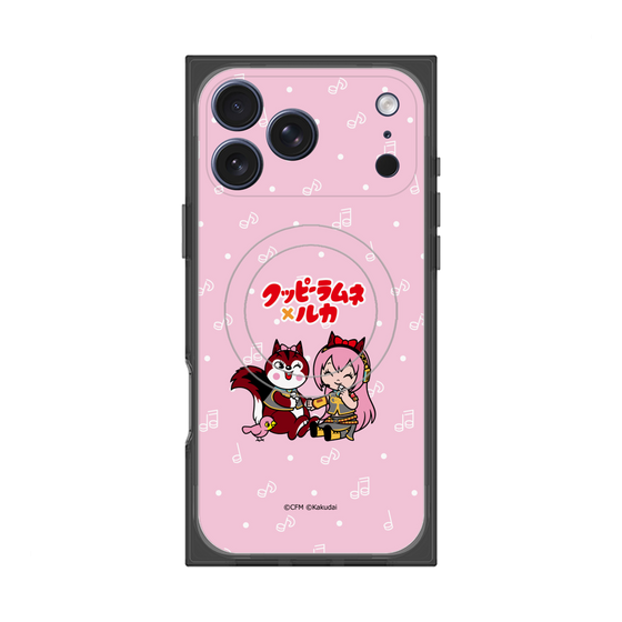 Premium Square Case with MagSafe［ Hatsune Miku × Kuppy Ramune - Megurine Luka × Ram - Chibi Illustration ］