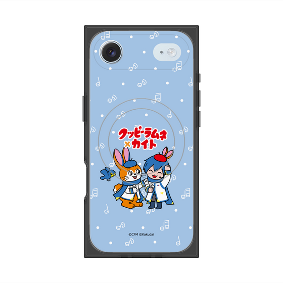 Premium Square Case with MagSafe［ Hatsune Miku × Kuppy Ramune - KAITO × Kuppy - Chibi Illustration ］
