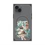 Premium Square Case with MagSafe［ Hatsune Miku × Kuppy Ramune - Hatsune Miku × Kuppy - Full-body Illustration 1 ］