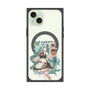 Premium Square Case with MagSafe［ Hatsune Miku × Kuppy Ramune - Hatsune Miku × Kuppy - Full-body Illustration 1 ］