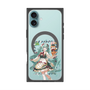 Premium Square Case with MagSafe［ Hatsune Miku × Kuppy Ramune - Hatsune Miku × Kuppy - Full-body Illustration 1 ］