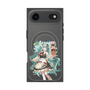 Premium Square Case with MagSafe［ Hatsune Miku × Kuppy Ramune - Hatsune Miku × Kuppy - Full-body Illustration 1 ］