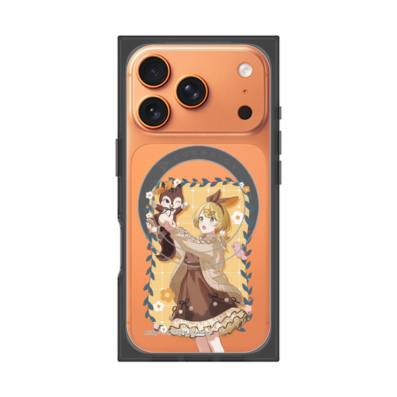 Premium Square Case with MagSafe［ Hatsune Miku × Kuppy Ramune - Kagamine Rin × Ram - Full-body Illustration 1 ］