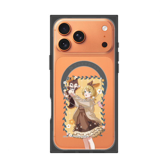 Premium Square Case with MagSafe［ Hatsune Miku × Kuppy Ramune - Kagamine Rin × Ram - Full-body Illustration 1 ］