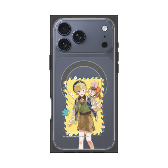 Premium Square Case with MagSafe［ Hatsune Miku × Kuppy Ramune - Kagamine Len × Kuppy - Full-body Illustration 1 ］