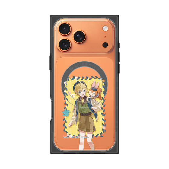 Premium Square Case with MagSafe［ Hatsune Miku × Kuppy Ramune - Kagamine Len × Kuppy - Full-body Illustration 1 ］