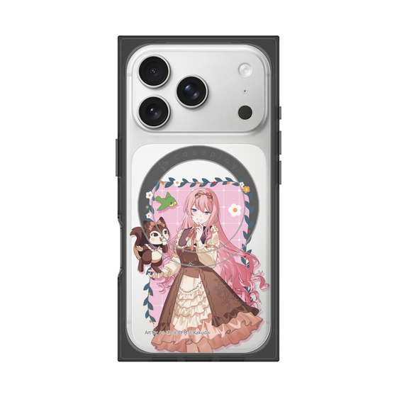 Premium Square Case with MagSafe［ Hatsune Miku × Kuppy Ramune - Megurine Luka × Ram - Full-body Illustration 1 ］