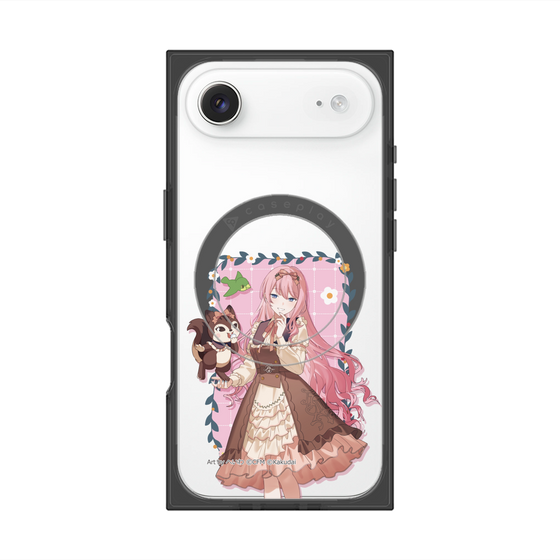 Premium Square Case with MagSafe［ Hatsune Miku × Kuppy Ramune - Megurine Luka × Ram - Full-body Illustration 1 ］