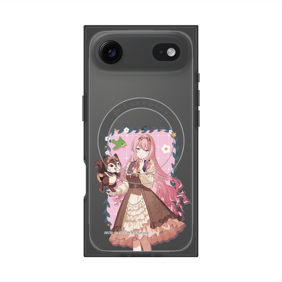Premium Square Case with MagSafe［ Hatsune Miku × Kuppy Ramune - Megurine Luka × Ram - Full-body Illustration 1 ］