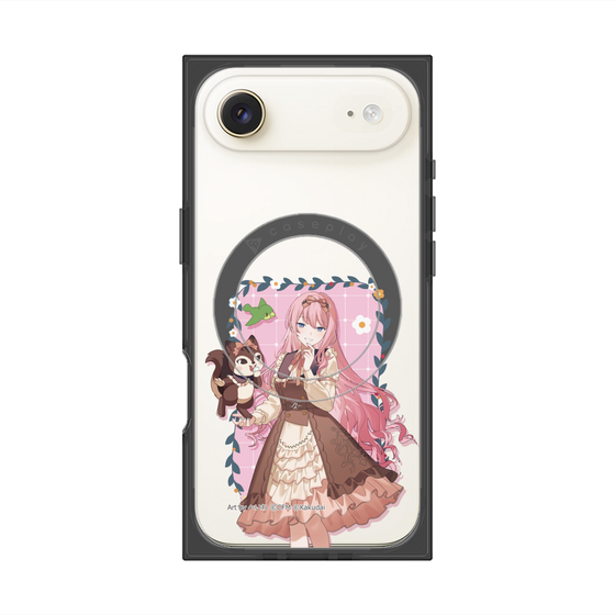 Premium Square Case with MagSafe［ Hatsune Miku × Kuppy Ramune - Megurine Luka × Ram - Full-body Illustration 1 ］