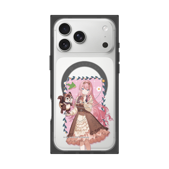 Premium Square Case with MagSafe［ Hatsune Miku × Kuppy Ramune - Megurine Luka × Ram - Full-body Illustration 1 ］