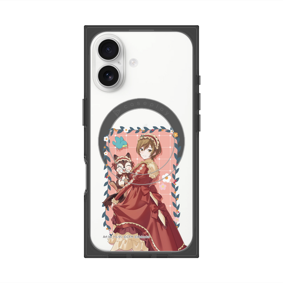 Premium Square Case with MagSafe［ Hatsune Miku × Kuppy Ramune - MEIKO × Ram - Full-body Illustration 1 ］