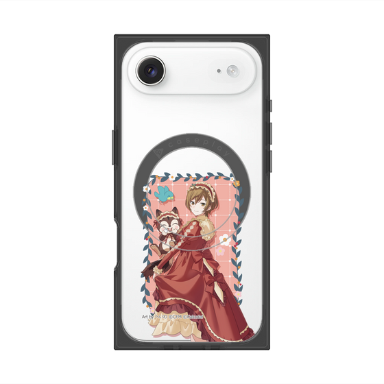 Premium Square Case with MagSafe［ Hatsune Miku × Kuppy Ramune - MEIKO × Ram - Full-body Illustration 1 ］