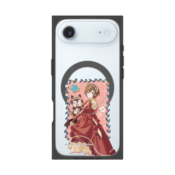 Premium Square Case with MagSafe［ Hatsune Miku × Kuppy Ramune - MEIKO × Ram - Full-body Illustration 1 ］