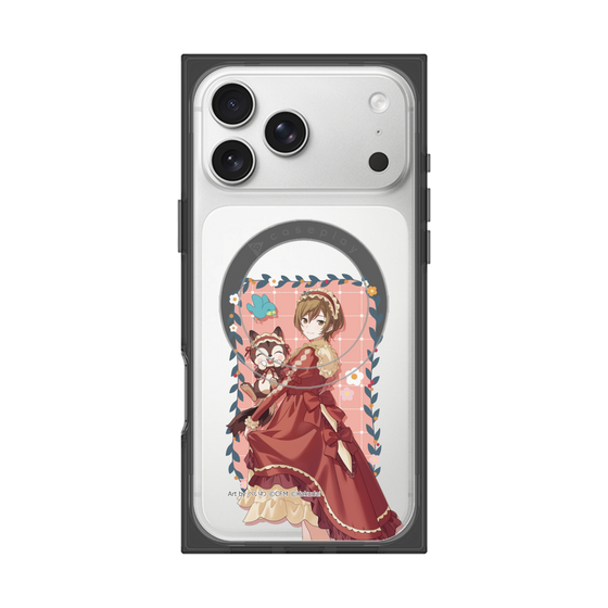 Premium Square Case with MagSafe［ Hatsune Miku × Kuppy Ramune - MEIKO × Ram - Full-body Illustration 1 ］