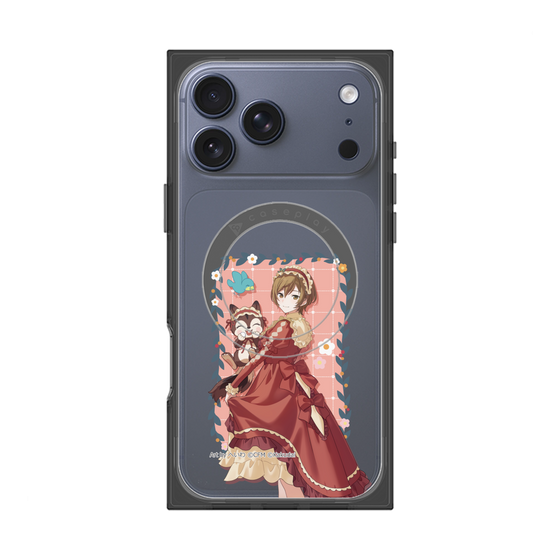Premium Square Case with MagSafe［ Hatsune Miku × Kuppy Ramune - MEIKO × Ram - Full-body Illustration 1 ］