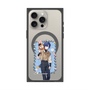 Premium Square Case with MagSafe［ Hatsune Miku × Kuppy Ramune - KAITO × Kuppy - Full-body Illustration 1 ］